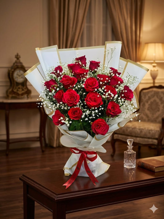 Red Roses Bunch